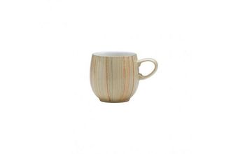 Denby Caramel Mug Caramel Stripes - Small Curve mug 101/2 fl.oz. 3" x 3 1/4"