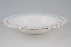 Royal Albert Memory Lane Rimmed Bowl Made abroad - no pink/purple flowers, they are all shades of blue 9 1/2" thumb 1