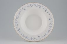 Royal Albert Memory Lane Rimmed Bowl Made abroad - no pink/purple flowers, they are all shades of blue 9 1/2" thumb 2