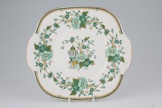 Sell Crown Staffordshire Kowloon Cake Plate Square, Handled 9 1/2"