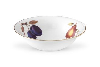 Sell Royal Worcester Evesham - Gold Edge Soup / Cereal Bowl Flared rim - Plum, Pear, Cherry 6 5/8"