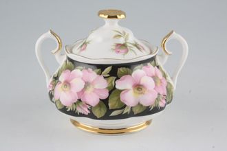 Royal Albert Provincial Flowers Sugar Bowl - Lidded (Tea) Alberta Rose