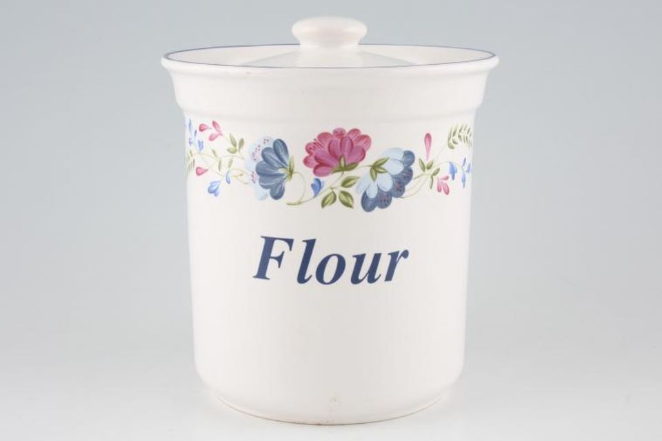 BHS Priory Storage Jar + Lid Flour 5 1/4"