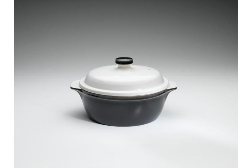 Denby Oyster and Oyster Strands Casserole Dish + Lid Round 3 3/4pt