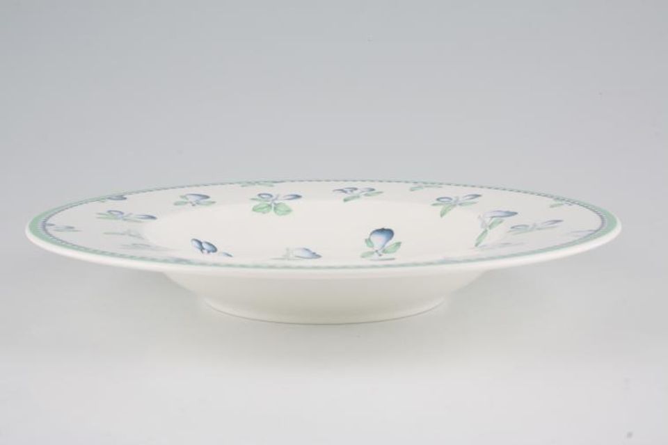 Villeroy & Boch Provence - Blue and White Rimmed Bowl Miramar 9 1/2"
