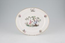 Royal Worcester Watteau Oval Plate 9 3/4" thumb 1