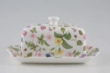 Queens Country Meadow Butter Dish + Lid Smooth thumb 1