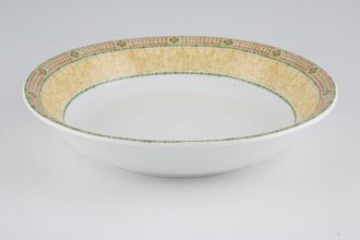 Wedgwood Florence - Home Soup / Cereal Bowl Yellow Rim 8"