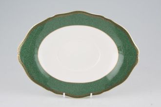 Sell Wedgwood Crown Emerald Sauce Boat Stand 9 3/4"