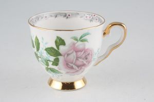 Royal Stafford Roses To Remember - Pink + Grey Coffee Cup