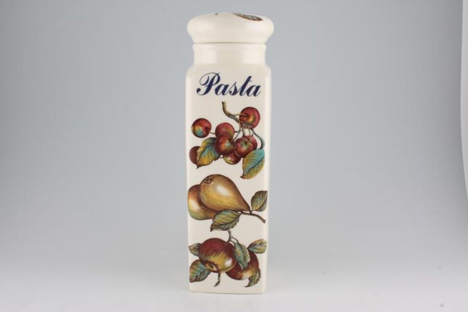 Staffordshire Autumn Fayre Storage Jar + Lid Pasta, Regal Collection 12"