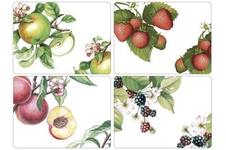 Portmeirion Eden Fruits Placemat Set Of 4 12" x 9"