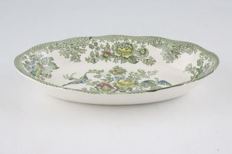 Sell Wedgwood Oriental Pheasant - Green - Enoch Wedgwood Sauce Boat Stand Can use as pickle dish 8 1/4"