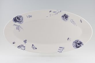 Jasper Conran for Wedgwood Blue Butterfly Oval Platter 20" x 10"