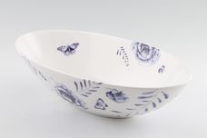 Jasper Conran for Wedgwood Blue Butterfly Serving Bowl Oval 12" x 6" thumb 2