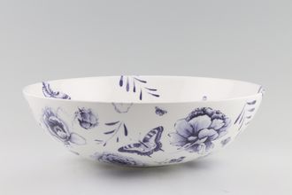 Jasper Conran for Wedgwood Blue Butterfly Serving Bowl Round 12"