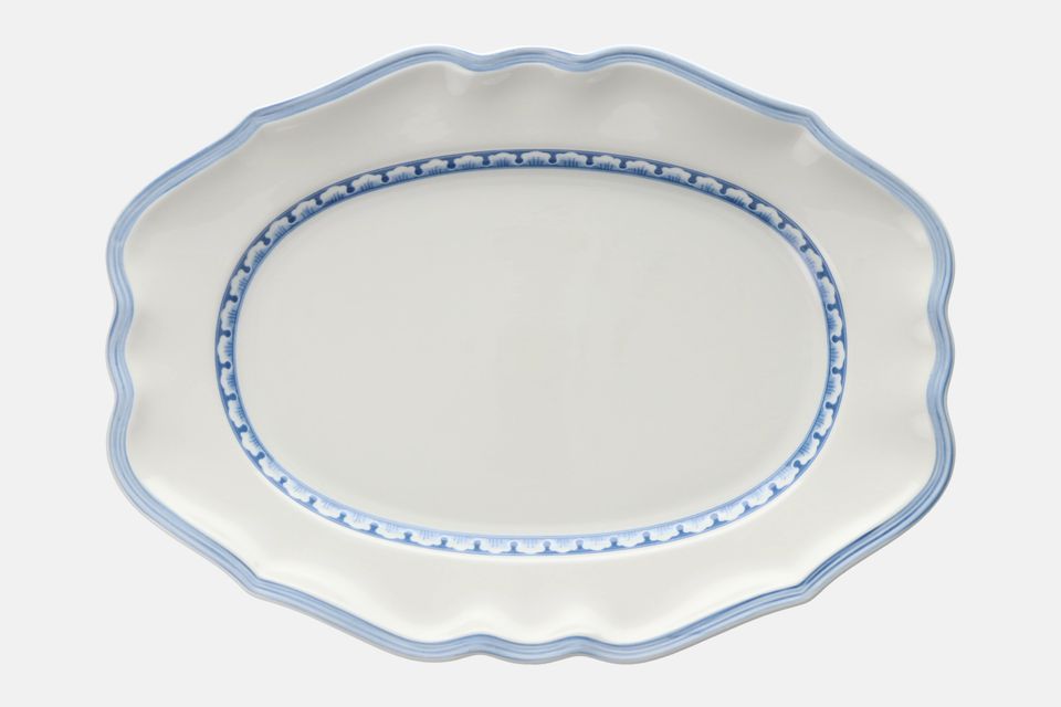 Villeroy & Boch Casa Azul Oval Platter 14 1/2"