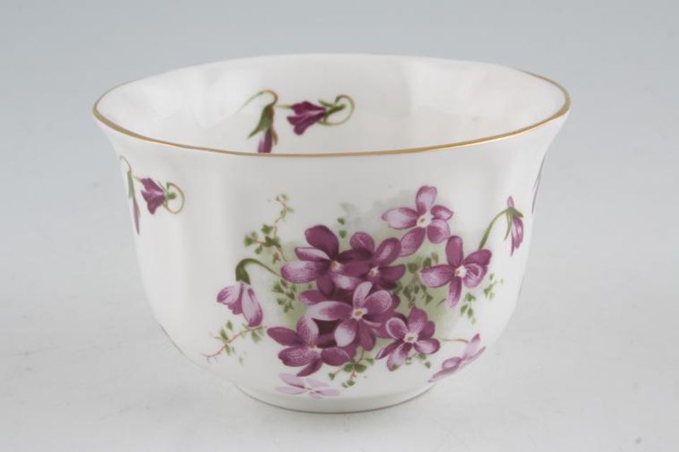 Hammersley Victorian Violets - Acorn over Crown Sugar Bowl - Open (Tea) 4 1/4"