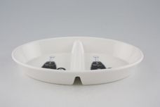 Portmeirion Splat Serving Dish Oval Divided Dish 11 1/4" thumb 1