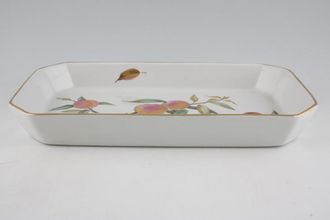 Sell Royal Worcester Evesham - Gold Edge Serving Dish Oblong, Peaches and Orange 14 1/8" x 8 1/4"