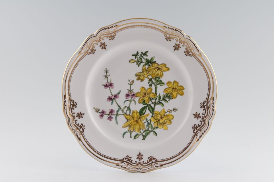 Spode Stafford Flowers - Y8519 Breakfast / Lunch Plate Jasminum & Prostanthera 9 1/4"