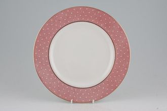 Ridgway Conway - Pink Dinner Plate White Centre 9 7/8"