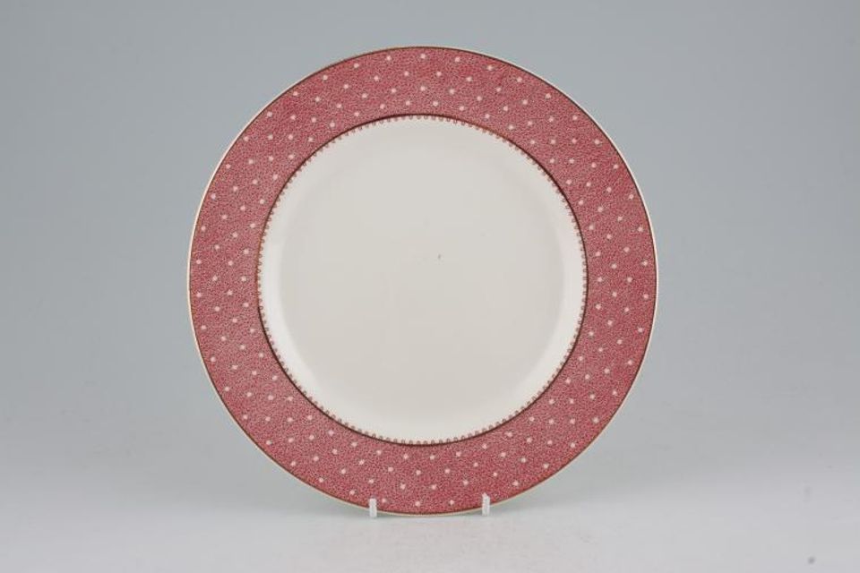 Ridgway Conway - Pink Breakfast / Lunch Plate Cream Centre 9"