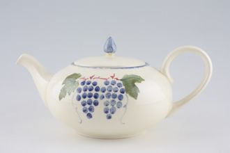 Poole Dorset Fruit Teapot Squat - Grapes - Old Style 1 3/4pt