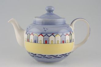 Poole Beach Huts Teapot Rounded 1.4l