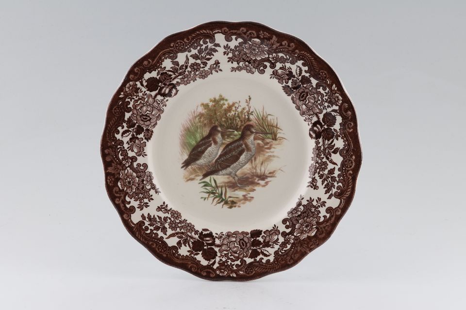 Palissy Game Series - Birds Breakfast / Lunch Plate Woodcock 9"