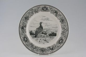Masons Game Birds - Grey and Green Dinner Plate The Red Grouse 10 3/8"