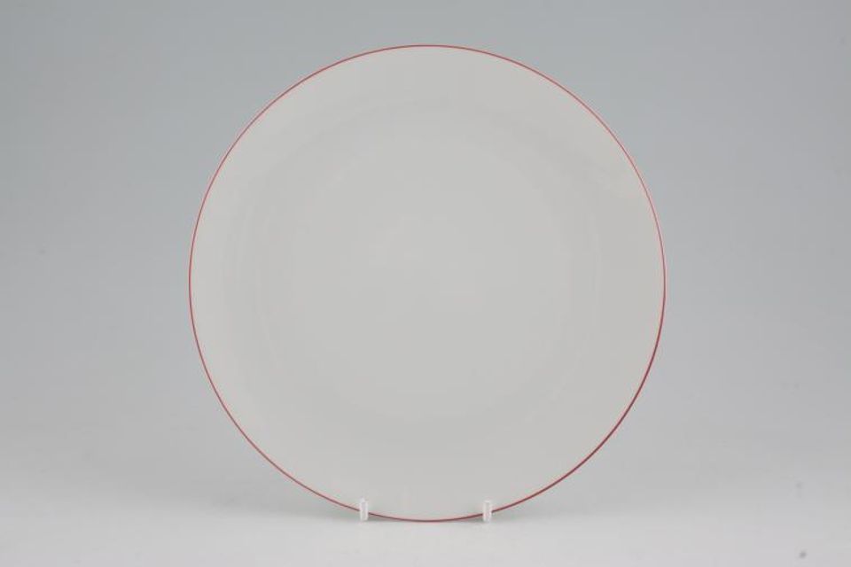 Thomas White with Thin Red Band Salad/Dessert Plate 8 1/4"