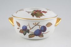 Royal Worcester Evesham - Gold Edge Casserole Dish + Lid Round, Shape 23, Size 4, Individual, Straight handle on the lid 1/2pt thumb 1