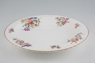 Royal Worcester Roanoke - White Serving Dish Round - Shallow 12 1/2"