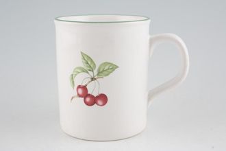 Marks & Spencer Ashberry Mug Cherries and Plums - No Backstamp 3 1/4" x 3 3/4"