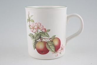 Marks & Spencer Ashberry Mug Pottery Mug, Apples and Blackberries - No Backstamp 3 1/4" x 3 3/4"