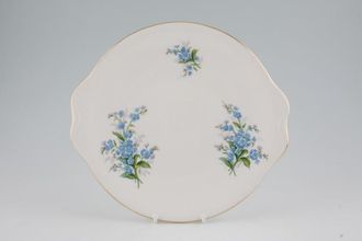 Sell Royal Albert Forget-me-Not Cake Plate Smooth Rim 9 1/2"