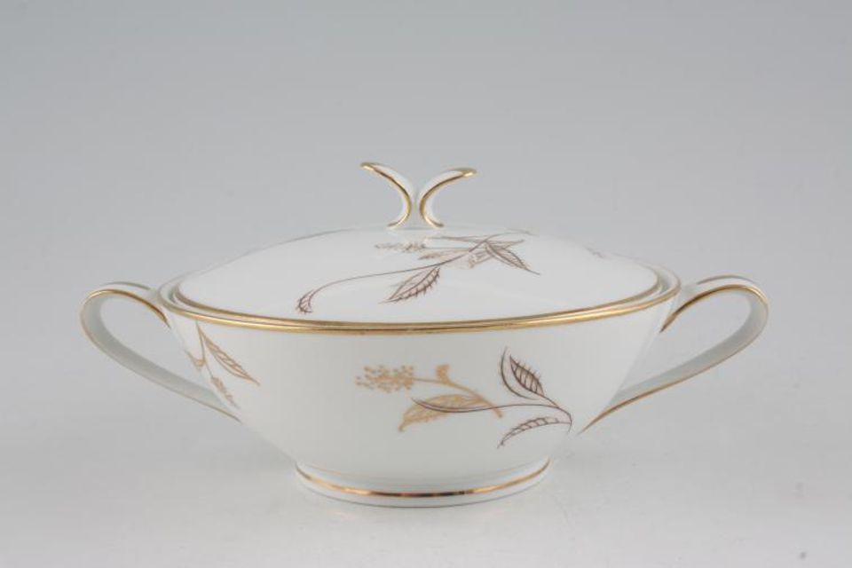 Noritake Jania - 5631 Sugar Bowl - Lidded (Tea) Flared Shape - 2 Handles