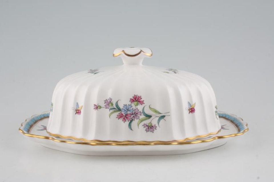 Spode Trapnell Sprays - Y8403 Butter Dish + Lid Y8403