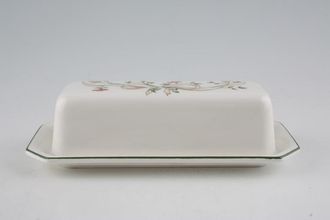 Sell Johnson Brothers Eternal Beau Butter Dish + Lid Thinner style 7" x 3 1/4"