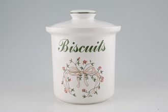 Johnson Brothers Eternal Beau Biscuit Jar + Lid (size excludes lid) 6 1/2"