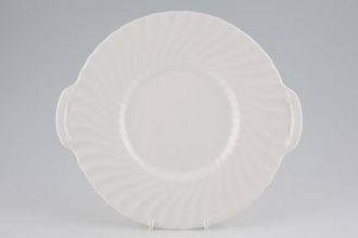 Minton White Fife Cake Plate Round - Eared - well in centre 9 5/8"