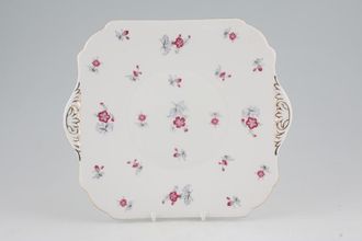 Sell Shelley Charm - Pink Cake Plate Square 9 3/4"