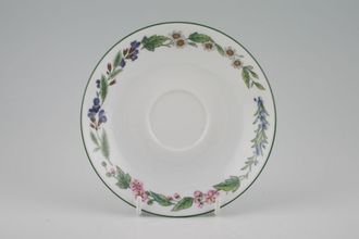 Sell Royal Worcester Worcester Herbs Tea Saucer Made Abroad, Continuous pattern around rim 5 3/4"