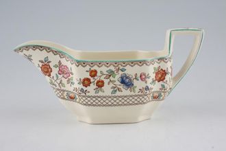Sell Spode Audley Green Edge Royal Jasmine - China Sauce Boat