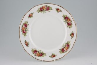 Elizabethan English Garden Dinner Plate Queen's backstamp 10 1/2"