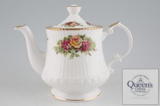 Elizabethan English Garden Teapot Queen's backstamp 1pt