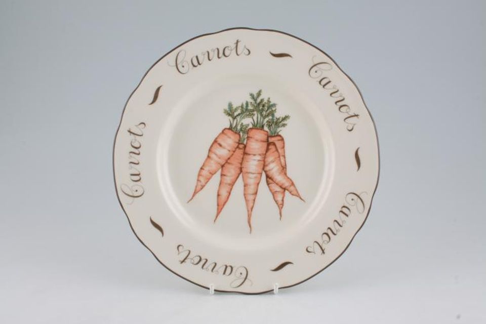 Franciscan Vegetable Medley Breakfast / Lunch Plate Carrots 9"