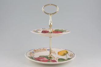 Simpsons Belle Fiore Cake Stand 2 Tier 9" x 6 7/8"