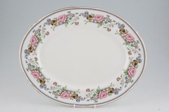 Sell Crown Staffordshire Chelsea Manor Oval Platter 13 1/2"